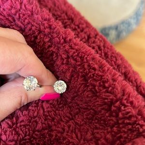 Vintage rhinestone earrings